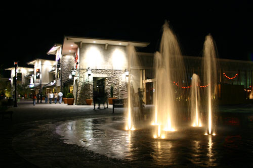 Riverwalk area in Jenks, Oklahoma